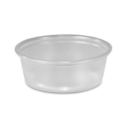 2500 Pcs Clear Portion Cup - 1.5oz 50/50