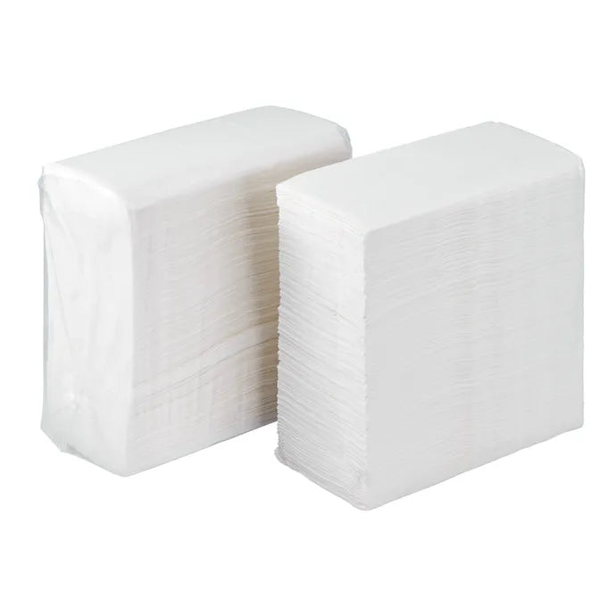 10,000 Pcs Royalty Tall Fold Napkin - 1-Ply Virgin