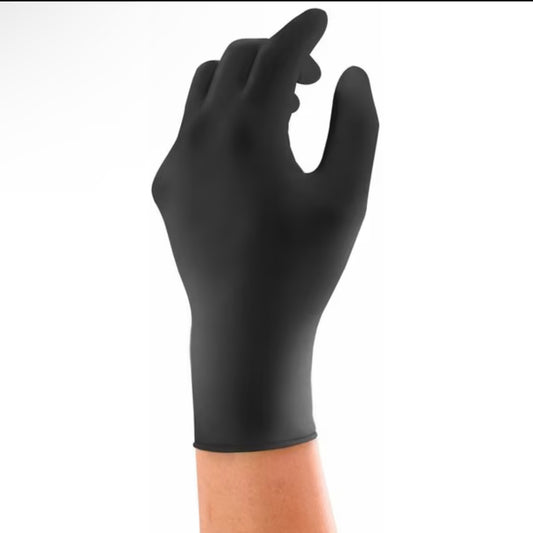 1000 Black Nitrile Exam Gloves Powder Free 5 Mil