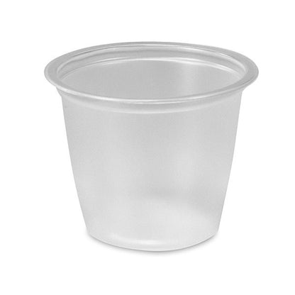 2500 Pcs Clear Portion Cup - 1oz 50/50