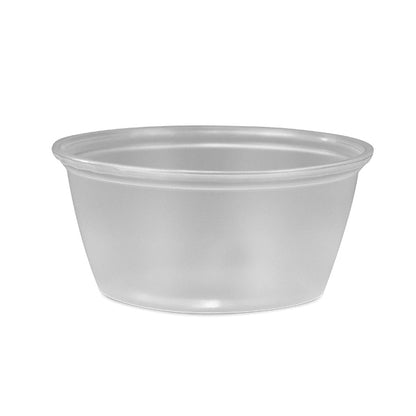 2500 Pcs Clear Portion Cup - 3.25oz 50/50