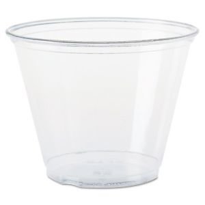 1000 Pcs PET Clear Cup 9oz