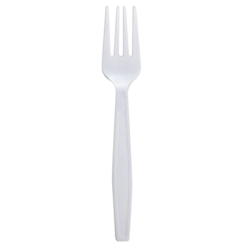 1000 Pcs PP Fork White Heavy Weight